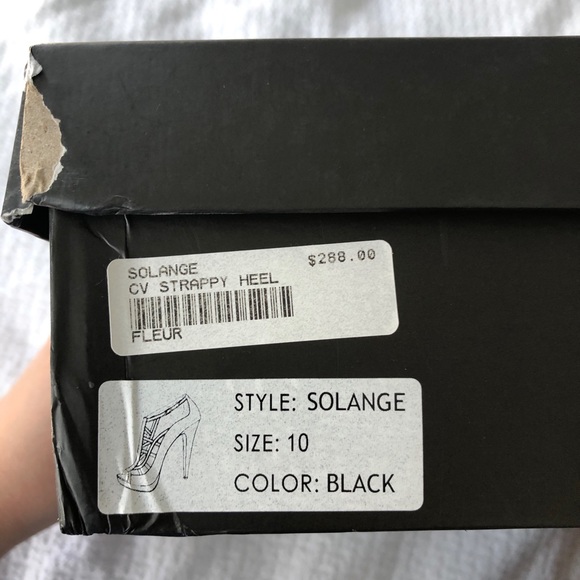 Cynthia Vincent Black Suede Heels - NWOT - Picture 8 of 8